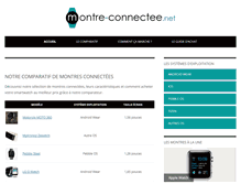 Tablet Screenshot of montre-connectee.net